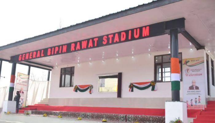 J&K: General Bipin Rawat Stadium inaugurated by L-G Manoj Sinha in Baramulla