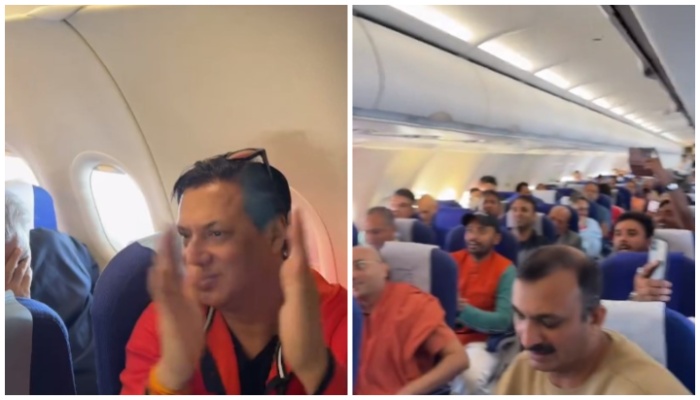 Madhur Bhandarkar takes to X to share video of his in-flight experience where excited passengers recite Hanuman Chalisa en route Ayodhya