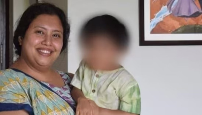 Suchana Seth tried to slit her wrist after killing her son, doctors say she may have smothered the 4-year-old with a pillow