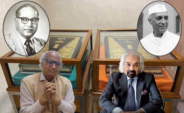Sudheendra Kulkarni says calling Ambedakar the ‘father of constitution’ is incorrect and Nehru contributed more, Congress leader Sam Pitroda endorses it