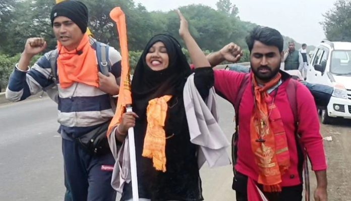 Shabnam Shaikh the Muslim girl who started her journey from Mumbai to seek darshan in Ram Mandir expresses anguish says “People are pointing fingers at my character”