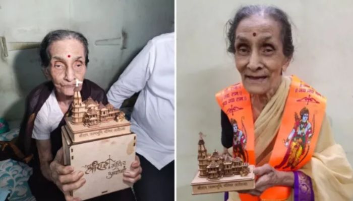 ‘Chanted Maruti Stotra, a monkey came and the wall collapsed’: Meet 96-year-old Karsewak Shalini ji who had narrowly escaped police bullet in Ayodhya
