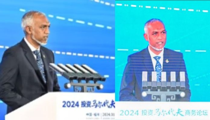 Maldivian President urges China to send more tourists after facing backlash from India for his Minister's disparaging remarks