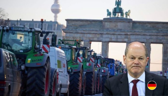 German could face a complete standstill, after farmer protest, train drivers threaten to go on strike