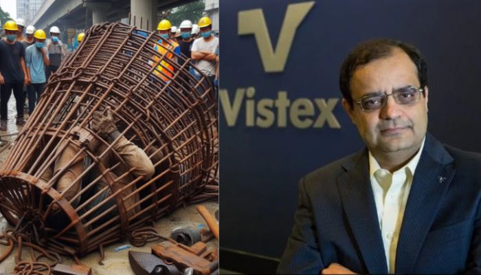 Hyderabad: CEO of US-based firm attempts to enter company’s silver jubilee celebrations in an ‘Iron cage’, dies after cage falls due to malfunction