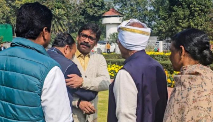 ED grills Jharkhand CM Hemant Soren in alleged land scam case
