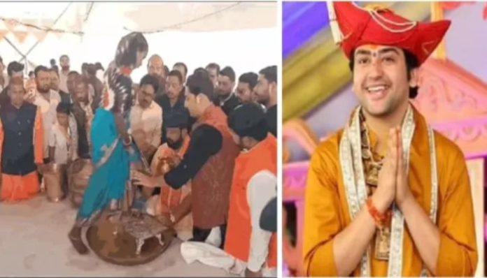 1000 people of 251 families revert to Sanatan Dharma in Prabal Pratap Judev led Gharwapsi ceremony at Hanumant Katha recitation by Dhirendra Shashtri