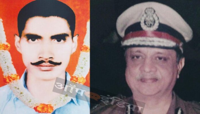 Satyawan Singh (L), IPS Subhash Chandra Gupta who was SP of Basti at the time (R).