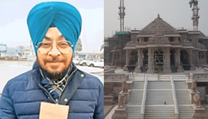 Sikh youth Raghuveer Singh writes Lord Ram’s name 21 thousand times on a small postcard, to send it to Ayodhya for Ram Mandir Pran Pratishtha ceremony