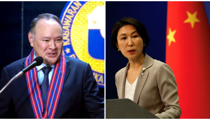 Gilberto Teodoro (L) and Mao Ning (R).