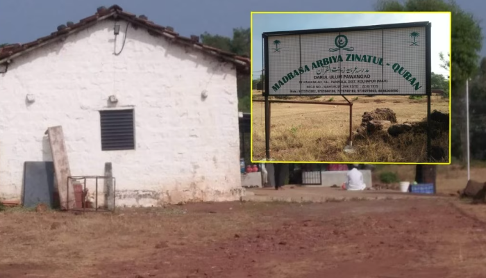 Unauthorized madrasa adjacent to Panhala Fort in Maharashtra’s Kolhapur removed at midnight under heavy police presence after OpIndia report
