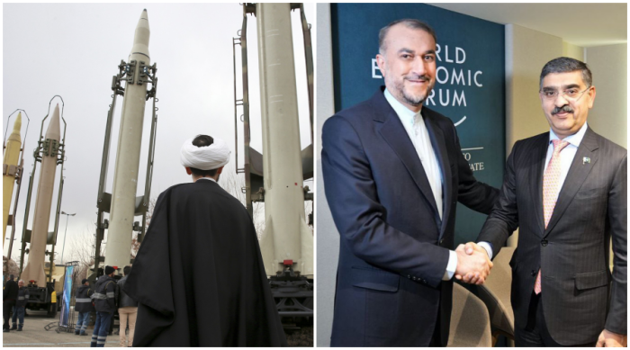 Iran fires missiles and drones at terrorist bases inside Pakistan border, just when Pakistani PM was meeting Iranian FM in Davos