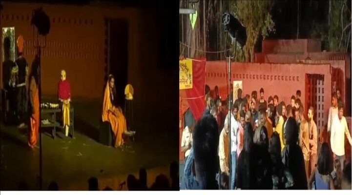 Mata Sita smoking a cigarette, Lord Ram providing lighter: Play mocking Lord Ram and Goddess Sita performed at Savitribai Phule University in Pune