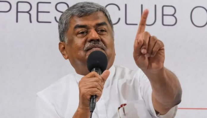BK Hariprasad said Pakistan is enemy for BJP and neighbour for Congress.