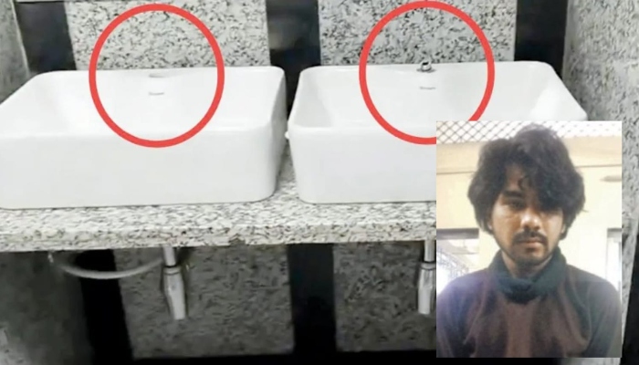 Mumbai: Mohammed Owais who stole bathroom fittings worth Rs 1.22 lakhs from CSMT railway station caught red handed
