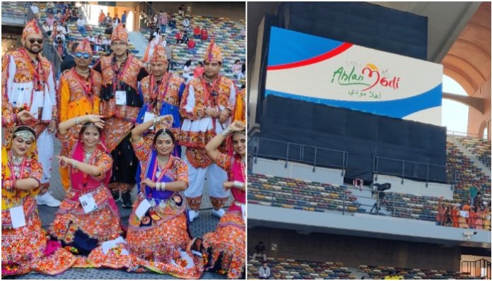 Indian cultural celebrations begin at Zayed Sports City Stadium ahead of the Ahlan Modi event in UAE