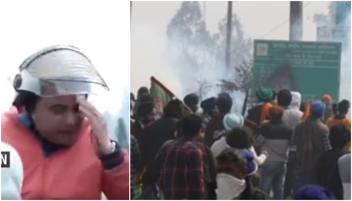 India Today journalist, who said ‘don’t show’ to cameraman recording stone pelting by ‘farmers’, admits protesters pelted stones after getting injured