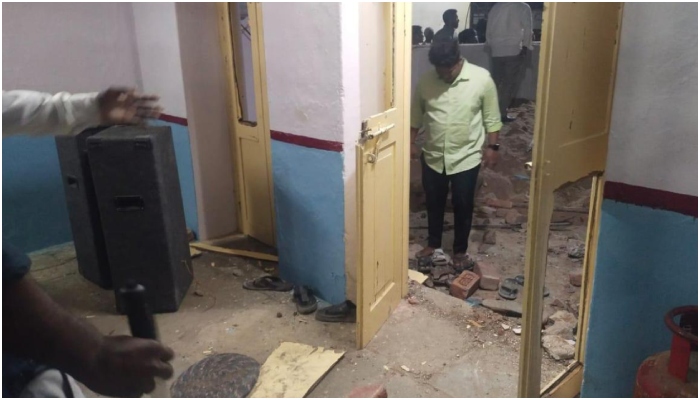 Telangana: Clashes in Janwada between Methodist Church and villagers over widening of road in front of the Church, 14 injured