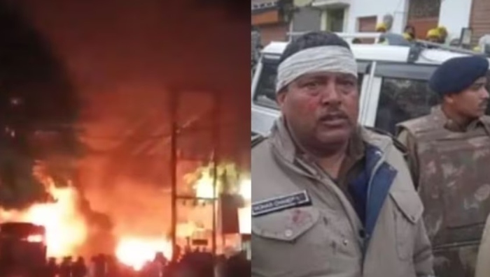 Uttarakhand: Mob resort to arson and stone pelting as authorities demolish madarsa built on illegally encroached govt land in Haldwani