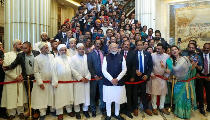 ‘When I presented temple proposal…’: PM Modi narrates Sheikh Mohamed bin Zayed’s response to BAPS temple proposal during ‘Ahlan Modi’ event address