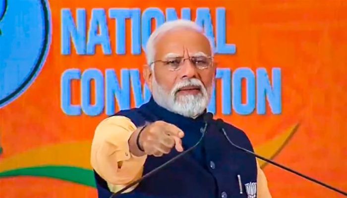 ‘The nation cannot dream small anymore’: PM Narendra Modi at the BJP workers convention in Delhi