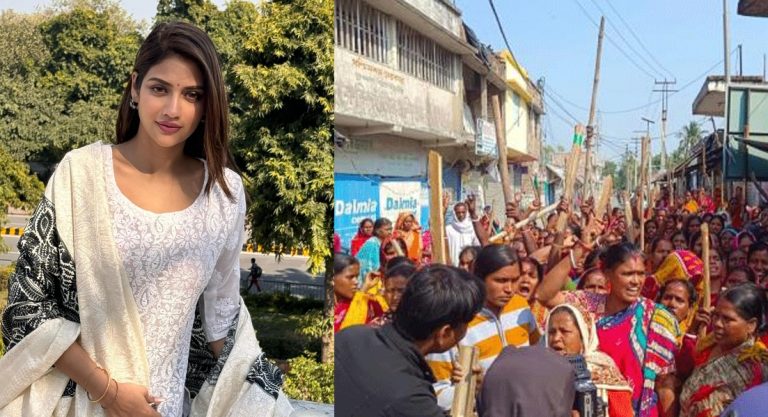 As the issue of institutional rape by TMC men in Sandeshkhali snowballs, area MP Nusrat Jahan maintains silence, continues to post reels on Instagram
