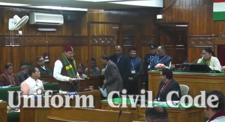 Uniform Civil Code (UCC) Bill passed by the Uttarakhand assembly with comfortable majority during special session