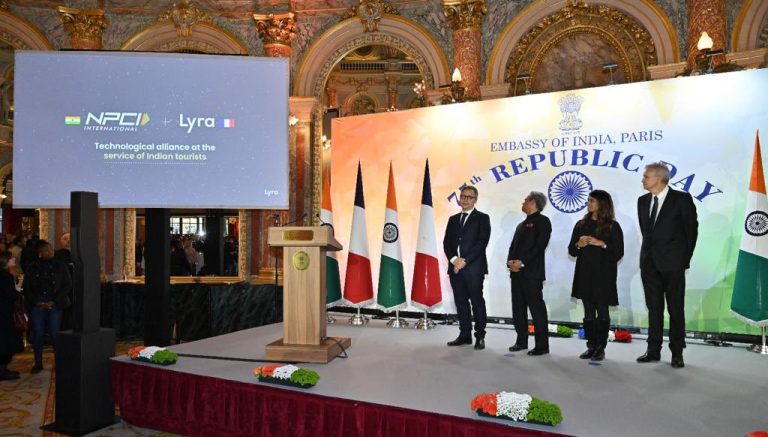 UPI formally launched in France at Republic Day Reception at the Eiffel Tower in Paris