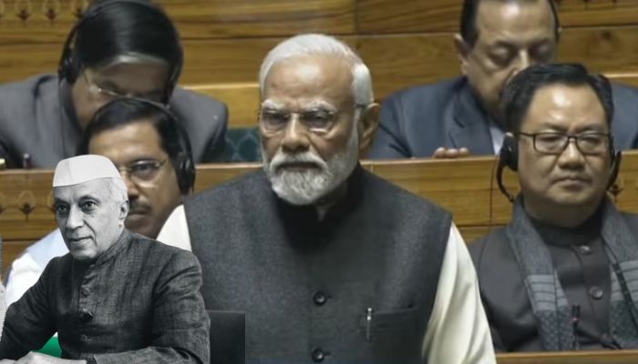 ‘Nehru thought Indians were lazy, Indira Gandhi had the same views’: PM Modi launches a scathing attack on Congress in Lok Sabha