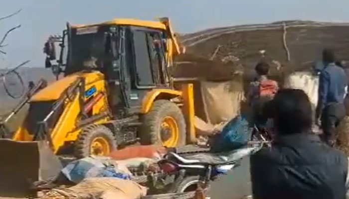 Rajasthan’s illegal beef market: Administration clears 500 acres of encroached land in Alwar district during action on beef market