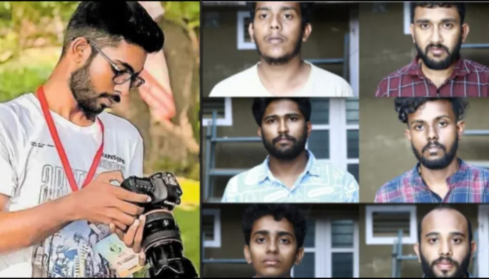 JS Sidharth (L), accused (R).