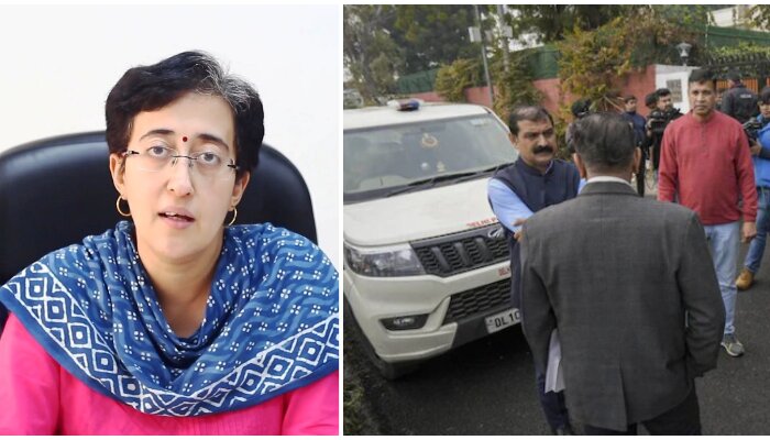 Delhi Police reaches Atishi Marlena’s house again over ‘BJP poaching AAP MLAs’ claims, hands over notice seeking information to her staff