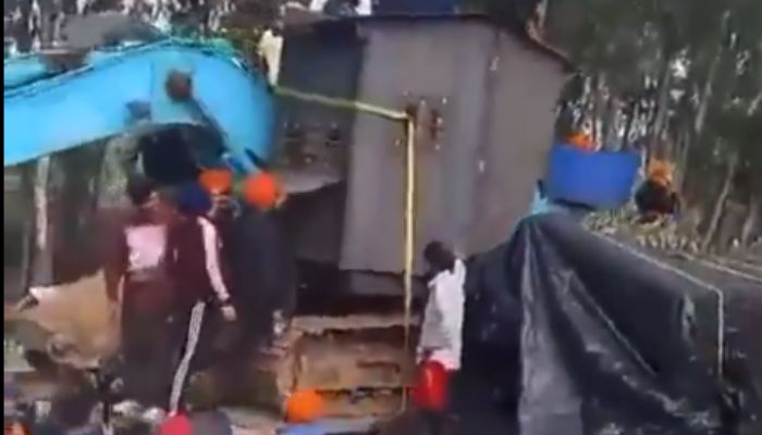 ‘Don’t give protesters services of equipment’: Haryana DGP warns JCB, poclain operators & owners as farmers take heavy machines to ‘move barricades’ at border