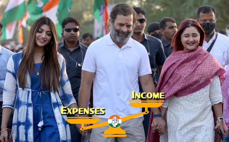 Congress spent Rs 71.8 crore on Rahul Gandhi’s Bharat Jodo Yatra, party’s annual audit report shows its income decreased but expenses went up