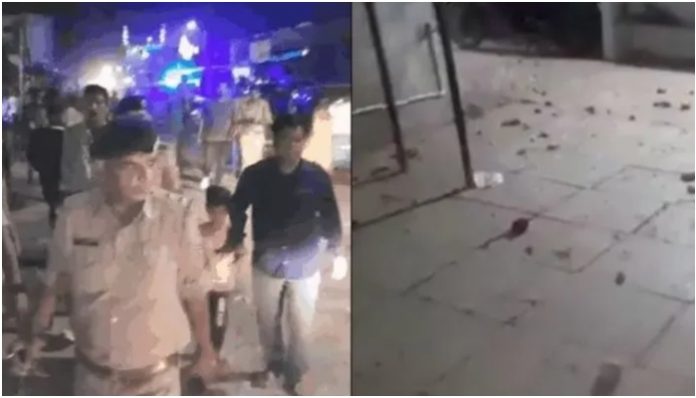 Vadodara: Stone pelting after Muslim mob rushes to temple opposing Hanuman Chalisa