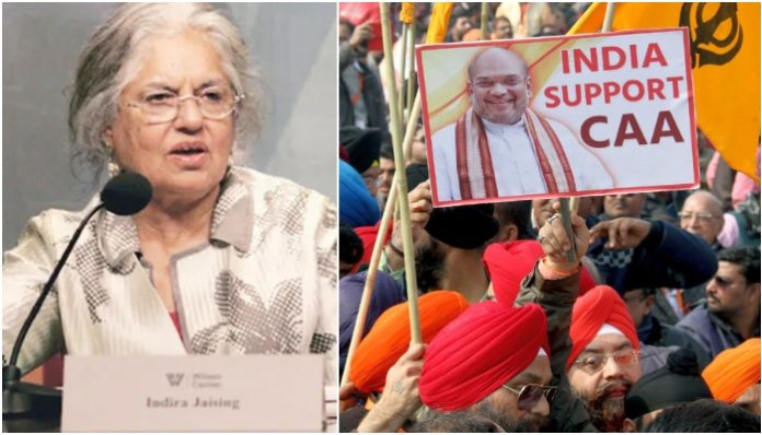 Indira Jaising, who bats for illegal Muslims, wants Hindu refugees thrown out because them getting voting rights would affect Muslims: How she is a hyocrite
