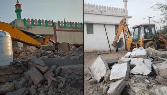Bulldozer action on madrasa in Kutch