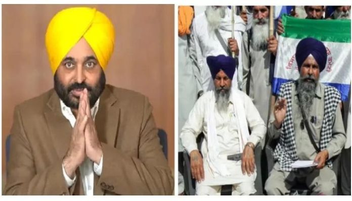 Punjab: Farmers protest against AAP govt, burn effigy of CM Bhagwant Mann