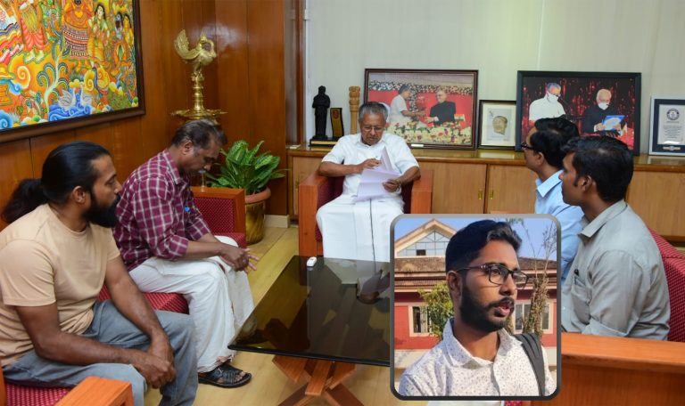 Kerala CM orders CBI inquiry into the death of veterinary student who was found hanging in hostel after torture by SFI members