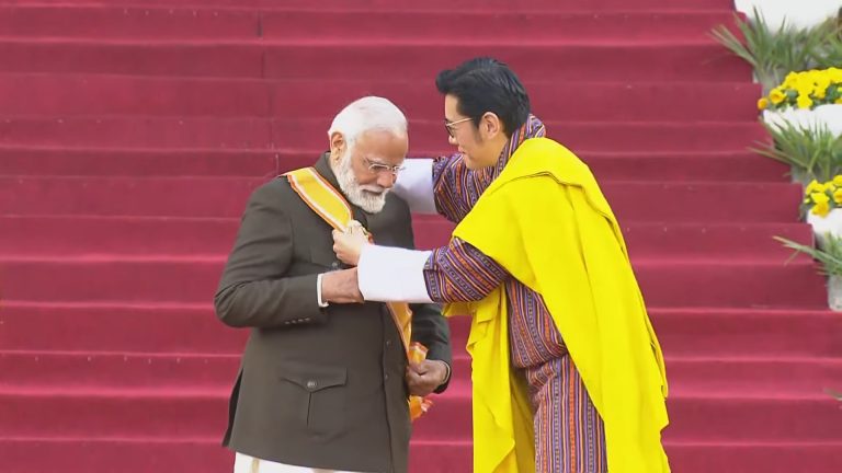 PM Narendra Modi conferred with Bhutan’s highest honour Order of the Druk Gyalpo in Thimphu