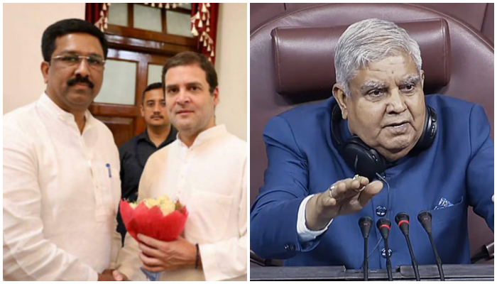 Pakistan Zindabad slogans: 24 retired IAS, IPS officers write to Vice President Dhankhar to halt Rajya Sabha oath-taking of Congress leader Naseer Hussain