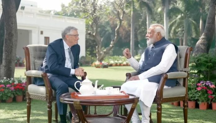 PM Modi and Bill Gates