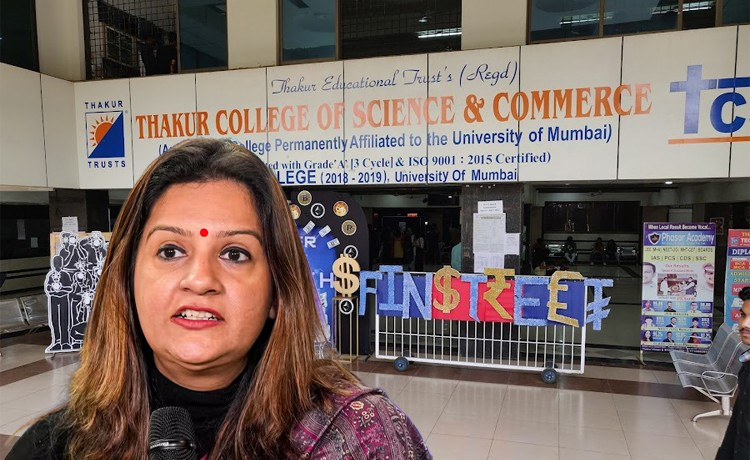 ‘Manipulated video with political motivations’: Mumbai’s Thakur College slams Shiv Sena (UBT) MP Priyanka Chaturvedi for claiming forced attendance at ‘minister’s son’s session’