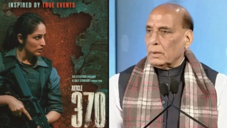 ‘Not a propaganda, it’s a must watch’: Defence Minister Rajnath Singh after watching the film ‘Article 370’