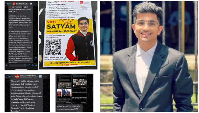 Indian student Satyam Surana faces smear campaign at LSE elections