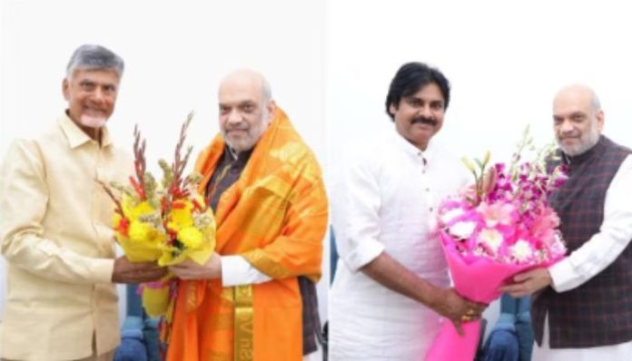 TDP Chief N Chandrababu Naidu confirms alliance between his party, Pawan Kalyan's Jana Sena and BJP for upcoming polls