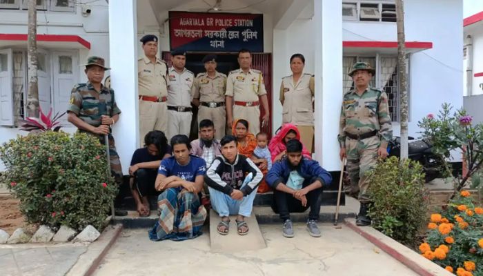 Tripura: Cops arrest 7 illegal Bangladeshis who were heading for Chennai, two of the infiltrators had dressed up as ‘women’