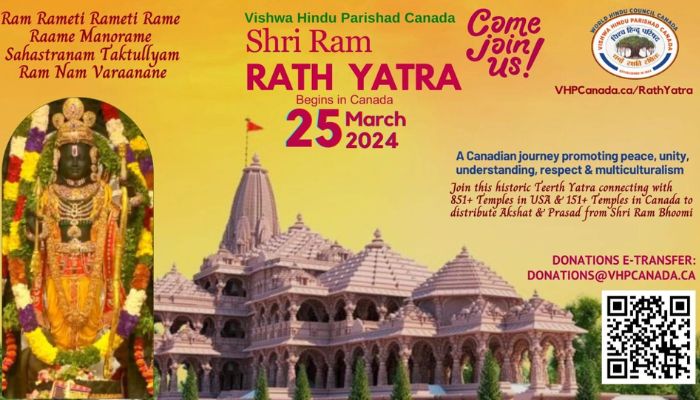 VHP organises Shri Ram Rath Yatra across US, Canada; aims to connect Hindu temples