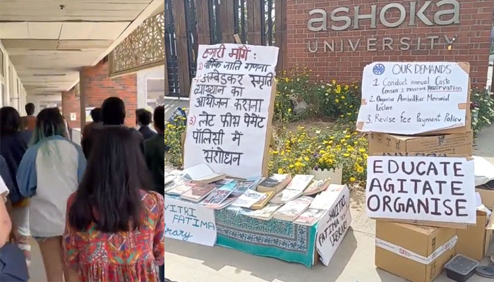‘Brahmin-Baniyawaad Murdabad’: Hinduphobic sloganeering by Ashoka University Students sparks online outrage, netizens demand stern action