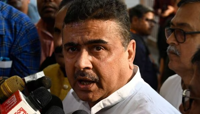 ‘TMC violating model code of conduct, PM Modi’s pictures removed but Mamata Banerjee’s pictures are everywhere’: Suvendu Adhikari